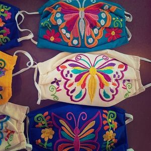 MEXICAN EMBROIDERED FACE MASK